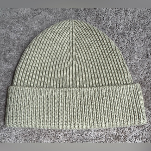 BURBERRY EKD Cashmere Beanie - Picture 3 of 5